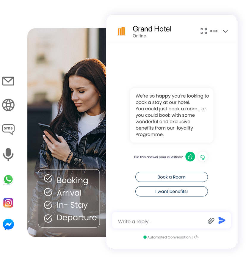 Chat Interface Illustration 3